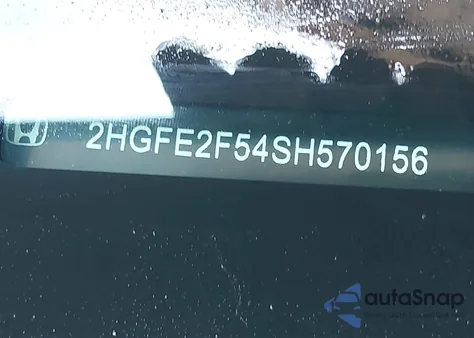 2025 Honda Civic Sport z USA, uszkodzony, nr VIN 2HGFE2F54SH570156